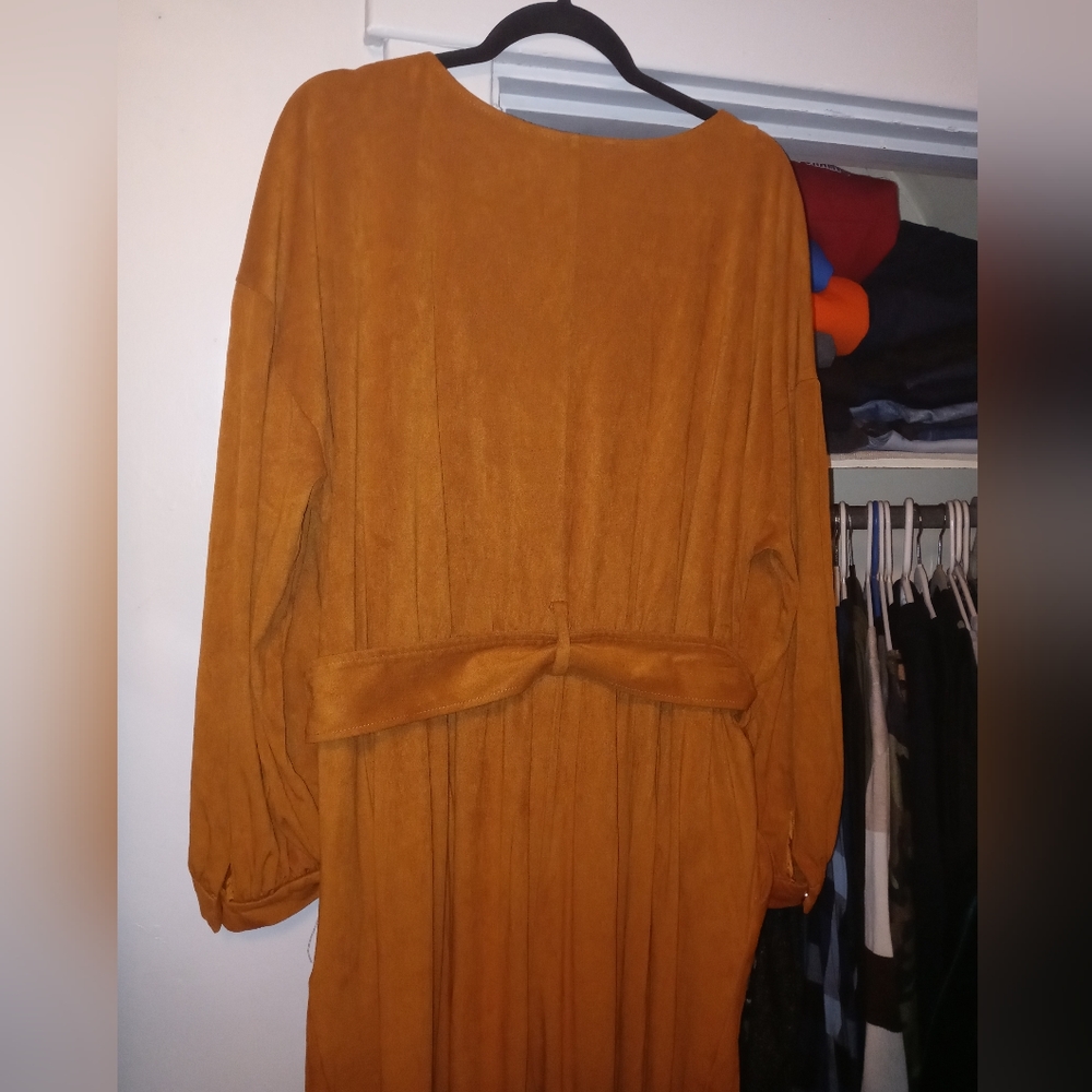 Eloquii Suede Jumpsuit - Picture 6 of 13